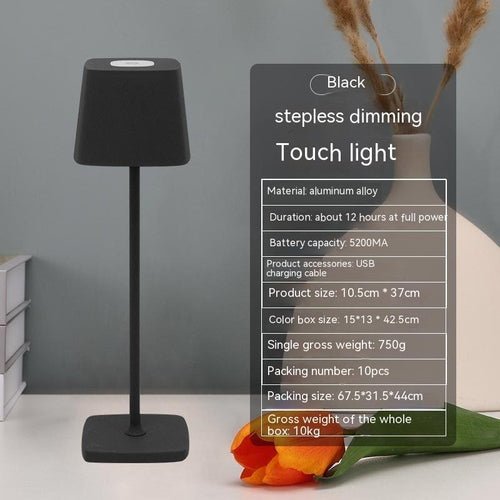 USB Rechargeable Desk Lamp Bedroom Touch Led Atmosphere Small Night - CASA DESIGN