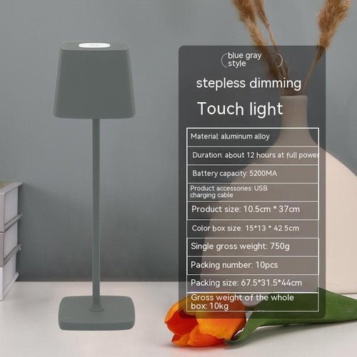 USB Rechargeable Desk Lamp Bedroom Touch Led Atmosphere Small Night - CASA DESIGN